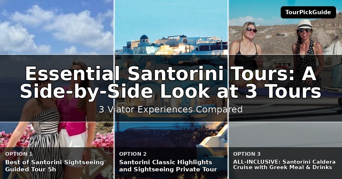 essential Santorini tours – three Viator experiences compared