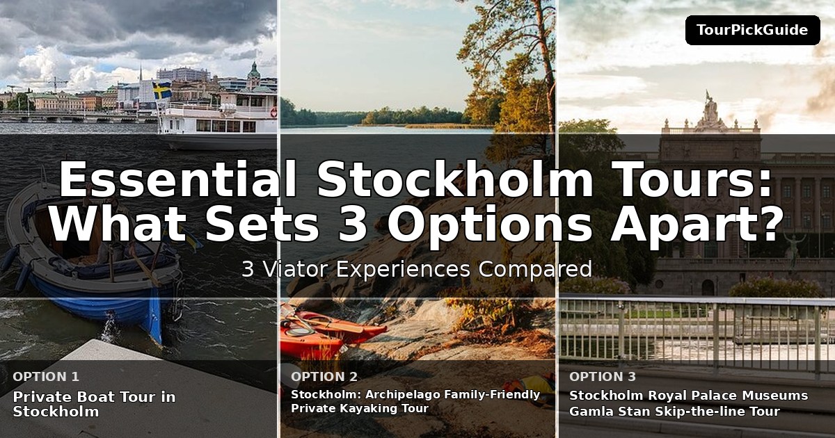 essential Stockholm tours – three Viator experiences compared