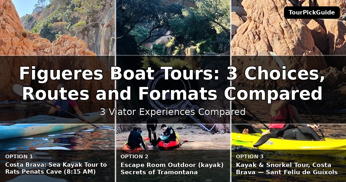 Figueres boat tours – three Viator experiences compared