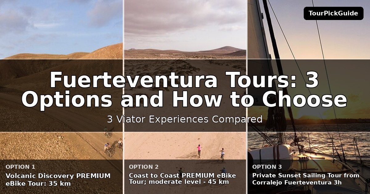 Fuerteventura tours – three Viator experiences compared
