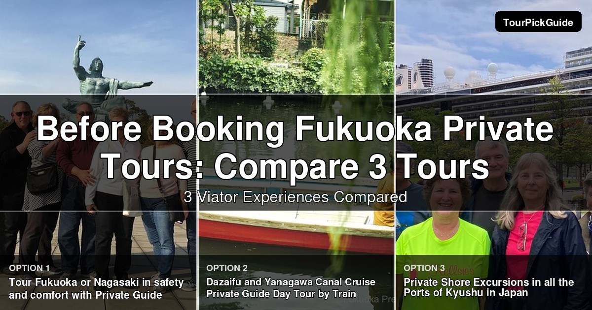 Fukuoka private tours – three Viator experiences compared