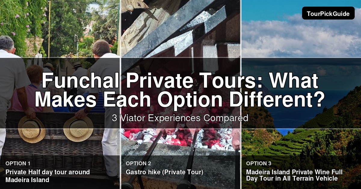 Funchal private tours – three Viator experiences compared
