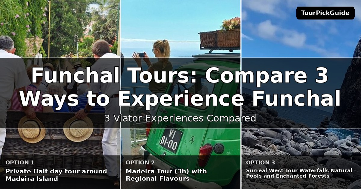 Funchal tours – three Viator experiences compared
