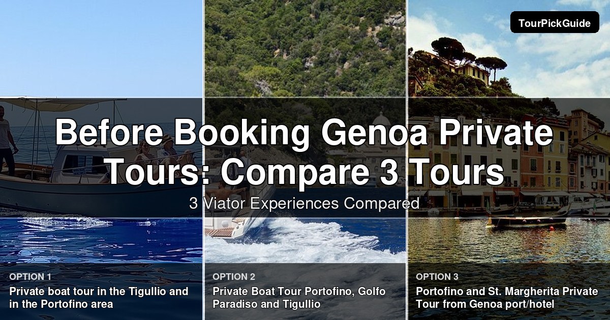 Genoa private tours – three Viator experiences compared
