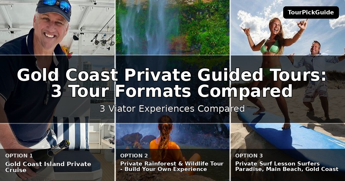 Gold Coast private guided tours – three Viator experiences compared