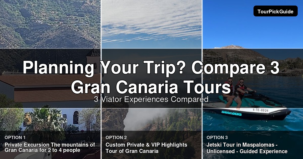 Gran Canaria tours – three Viator experiences compared
