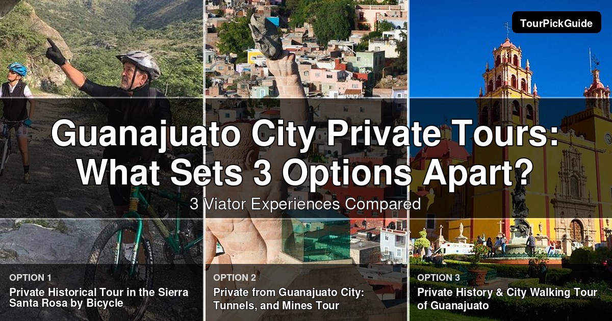 Guanajuato City private tours – three Viator experiences compared