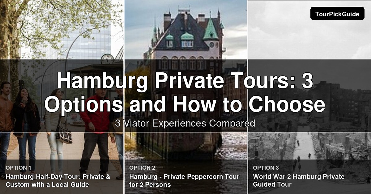 Hamburg private tours – three Viator experiences compared