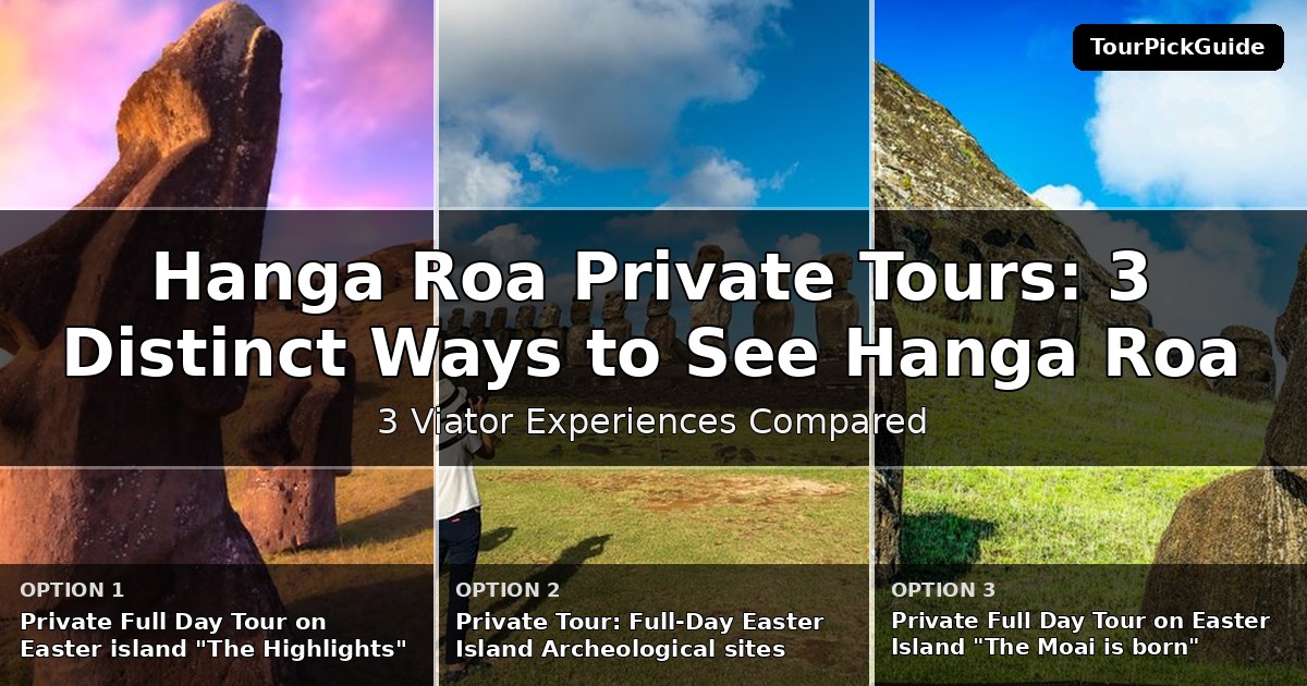 Hanga Roa private tours – three Viator experiences compared