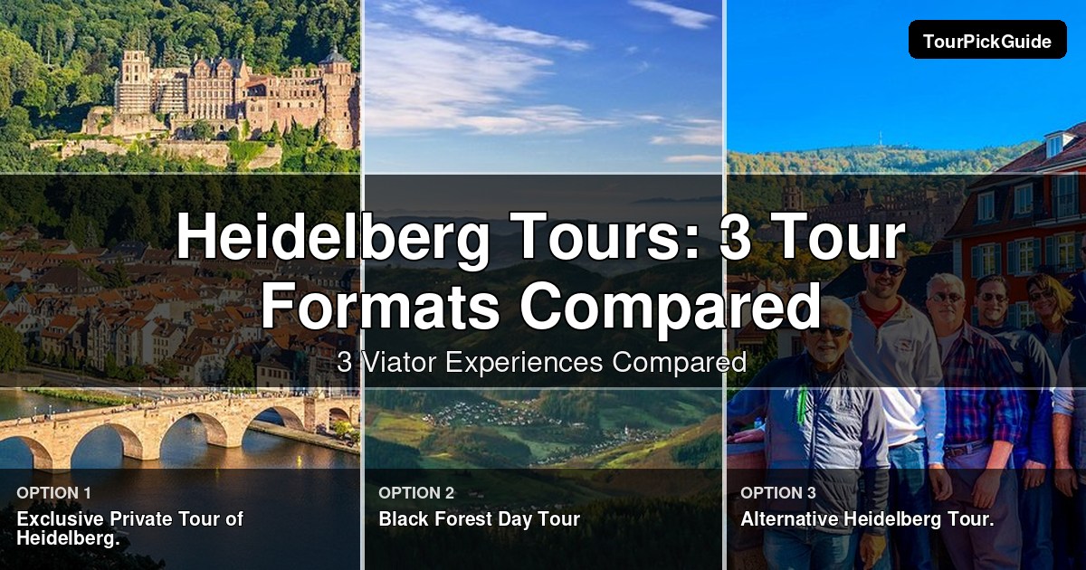 Heidelberg tours – three Viator experiences compared