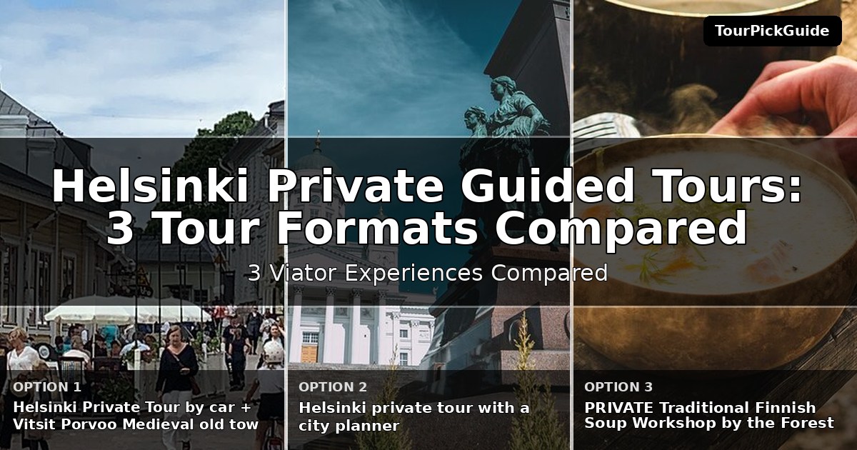 Helsinki private guided tours – three Viator experiences compared