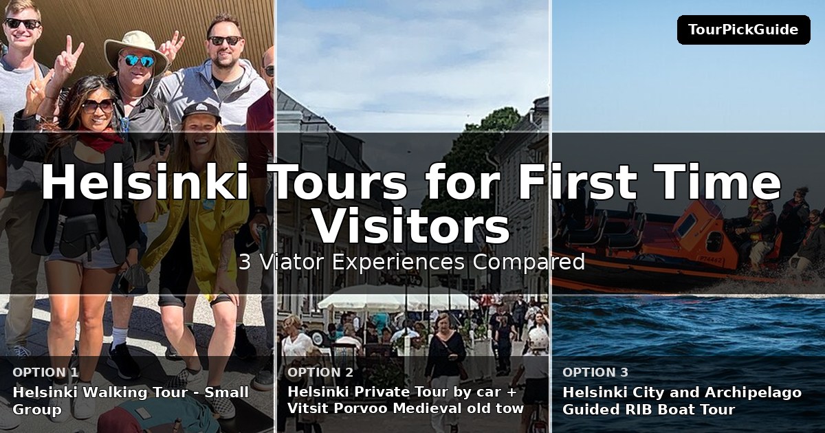 Helsinki tours for first time visitors – three Viator experiences compared