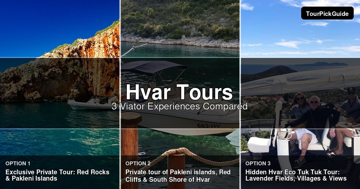 Hvar tours – three Viator experiences compared