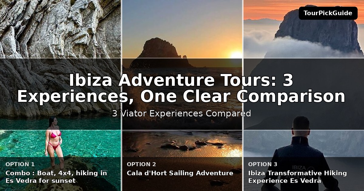Ibiza adventure tours – three Viator experiences compared