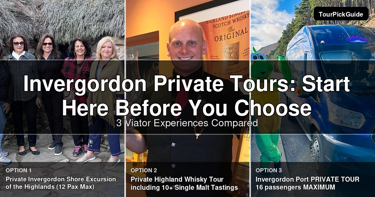 Invergordon private tours – three Viator experiences compared