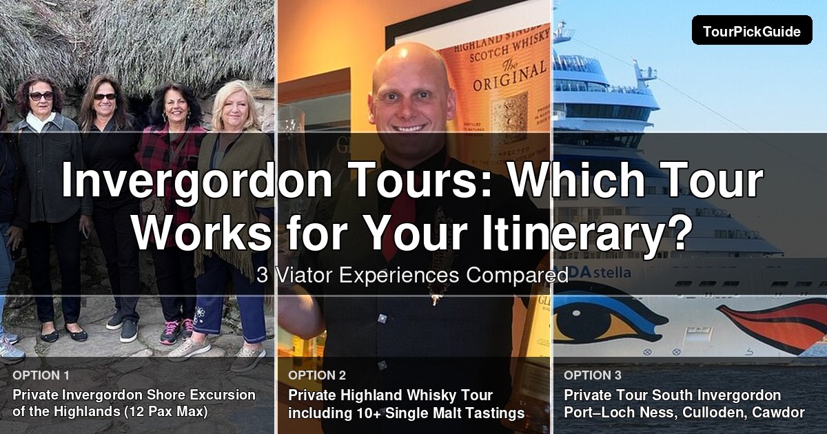 Invergordon tours – three Viator experiences compared