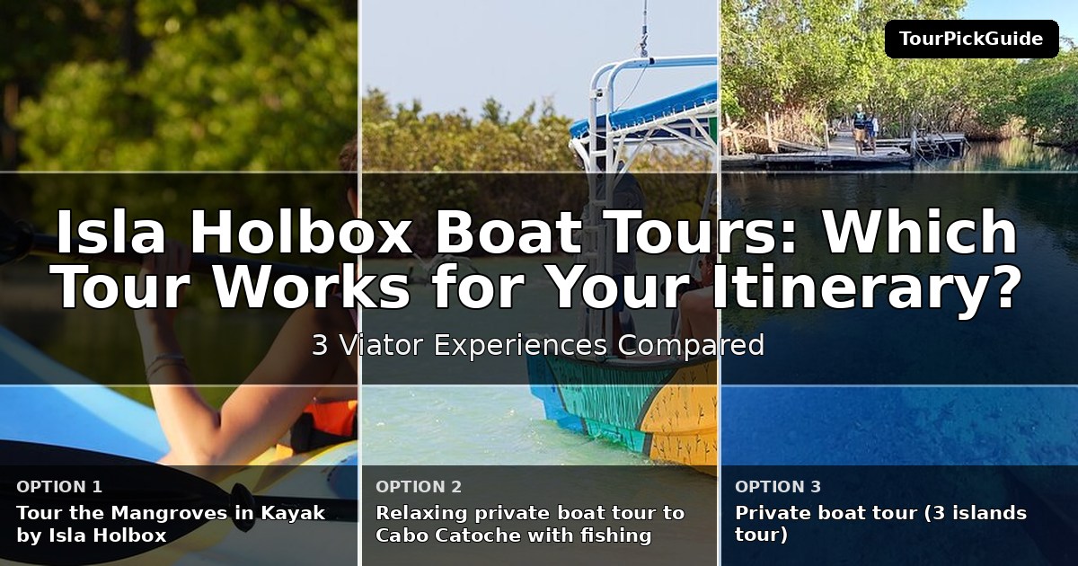 Isla Holbox boat tours – three Viator experiences compared