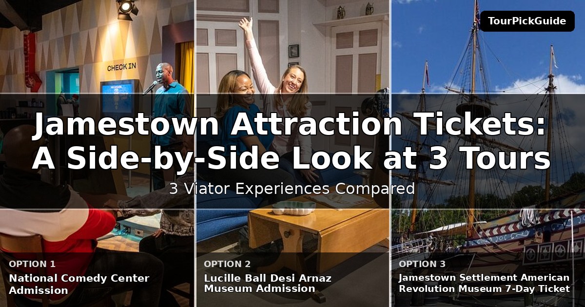 Jamestown attraction tickets – three Viator experiences compared