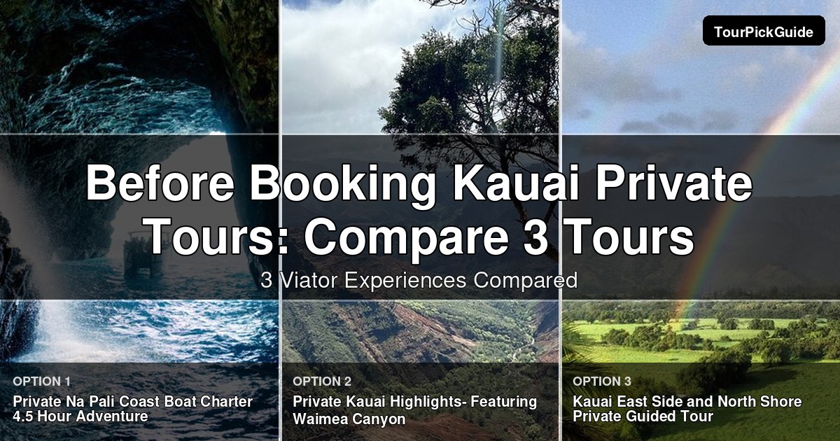 Kauai private tours – three Viator experiences compared