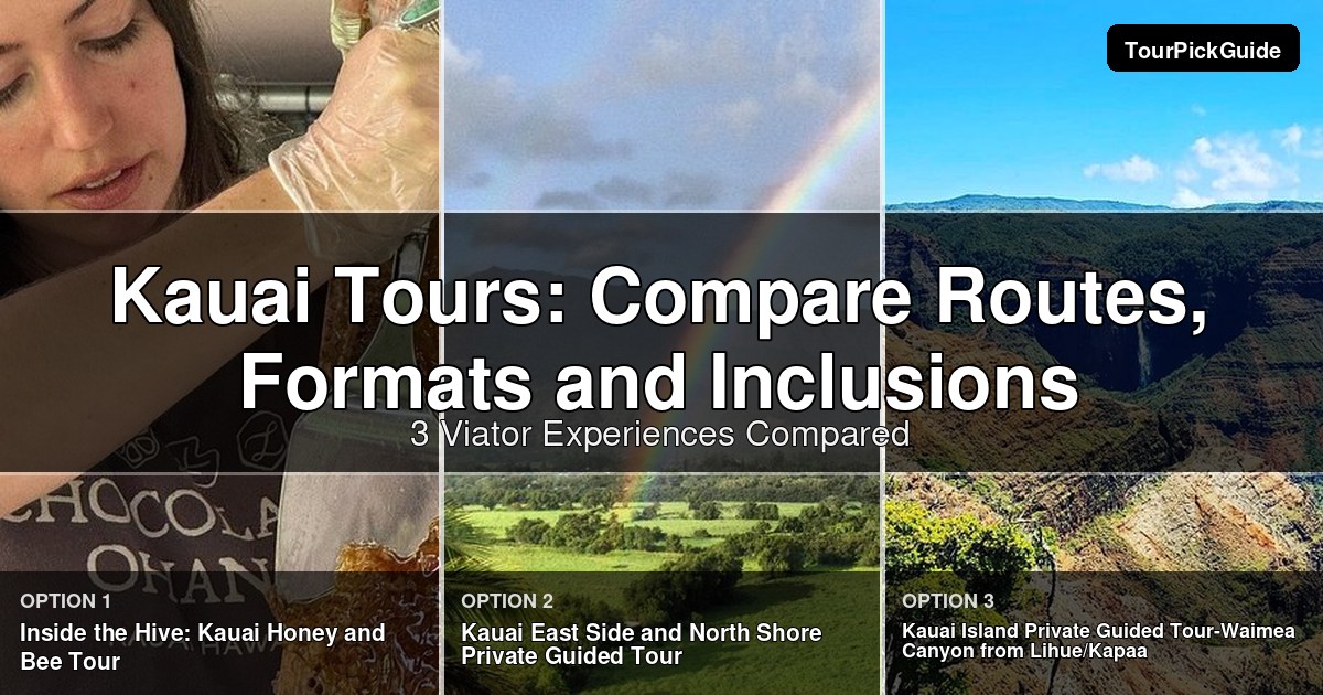 Kauai tours – three Viator experiences compared