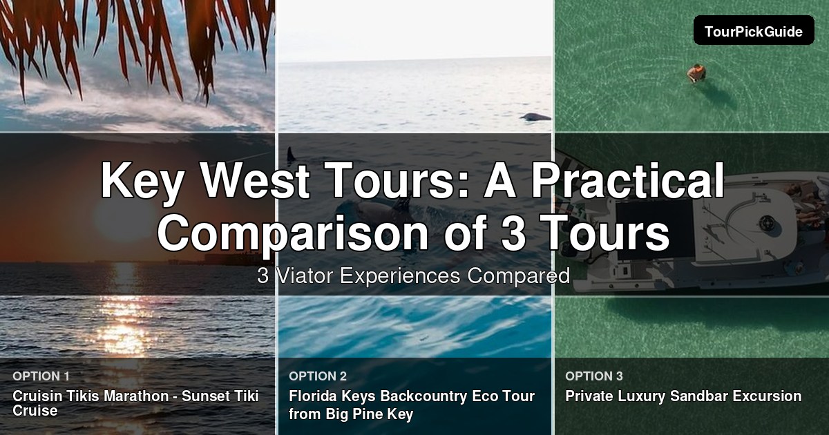 Key West tours – three Viator experiences compared