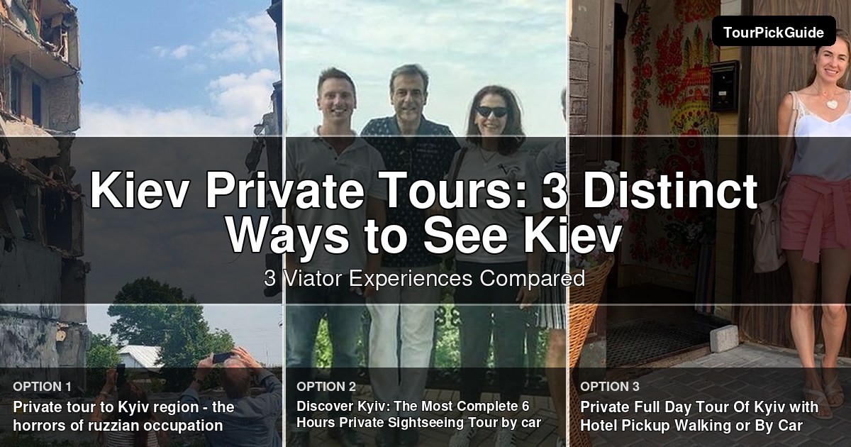 Kiev private tours – three Viator experiences compared