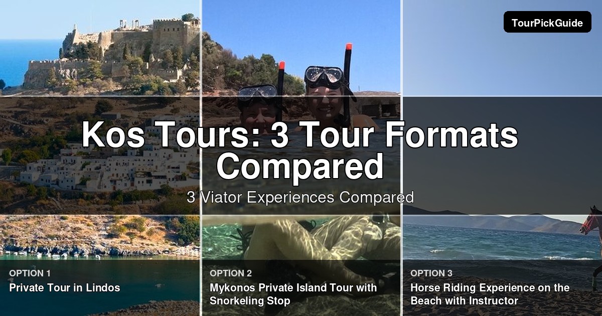 Kos tours – three Viator experiences compared