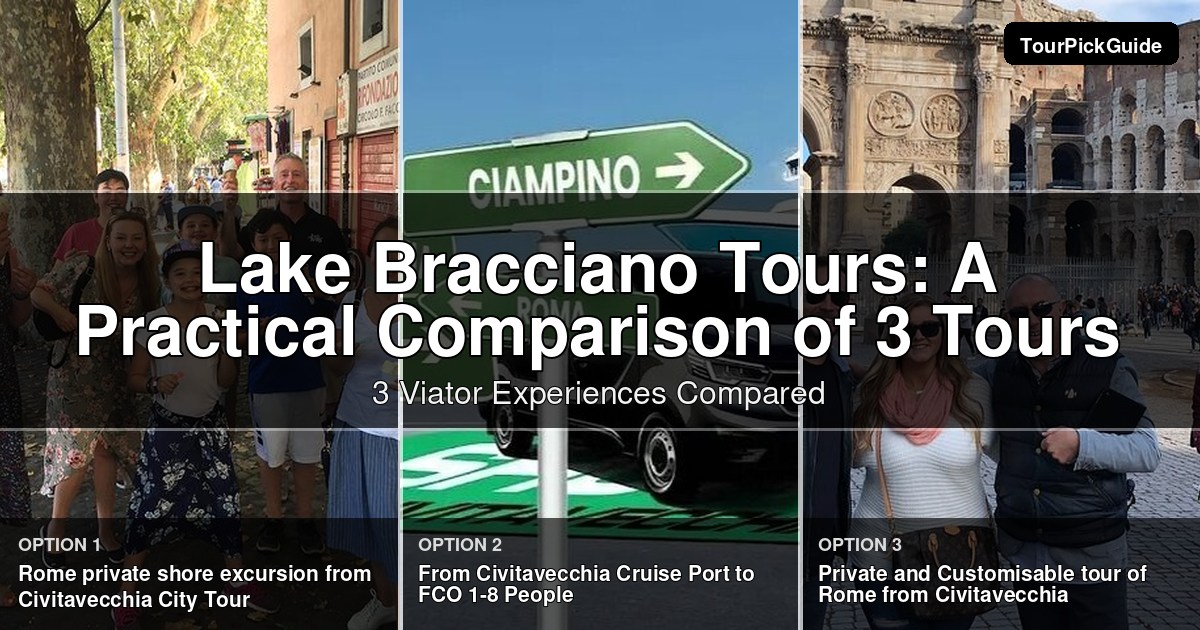 Lake Bracciano tours – three Viator experiences compared