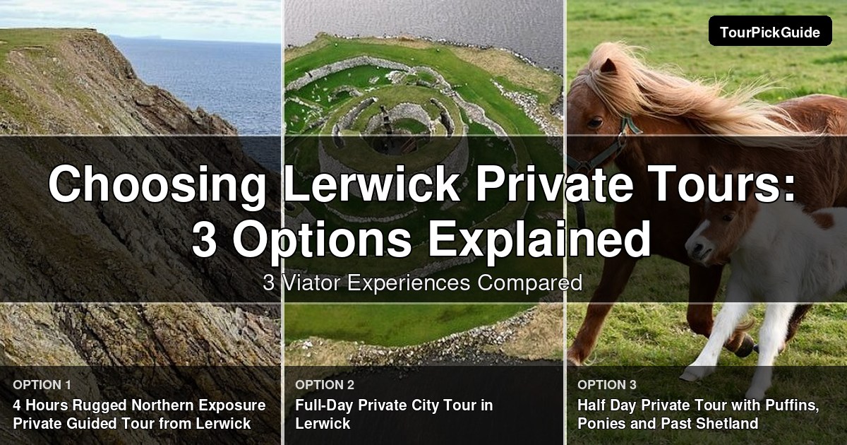 Lerwick private tours – three Viator experiences compared