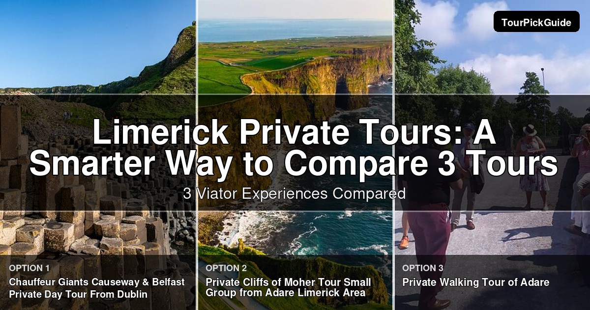 Limerick private tours – three Viator experiences compared