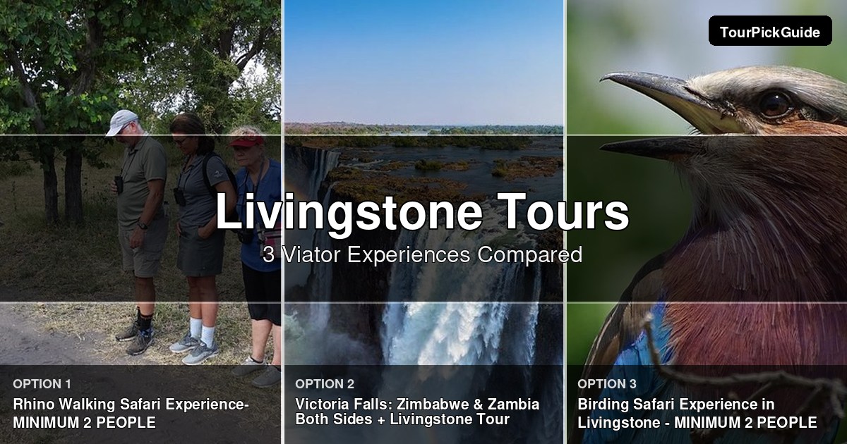 Livingstone tours – three Viator experiences compared