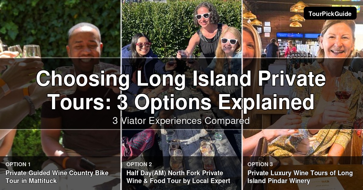 Long Island private tours – three Viator experiences compared