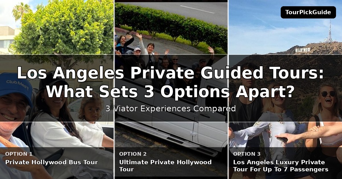 Los Angeles private guided tours – three Viator experiences compared