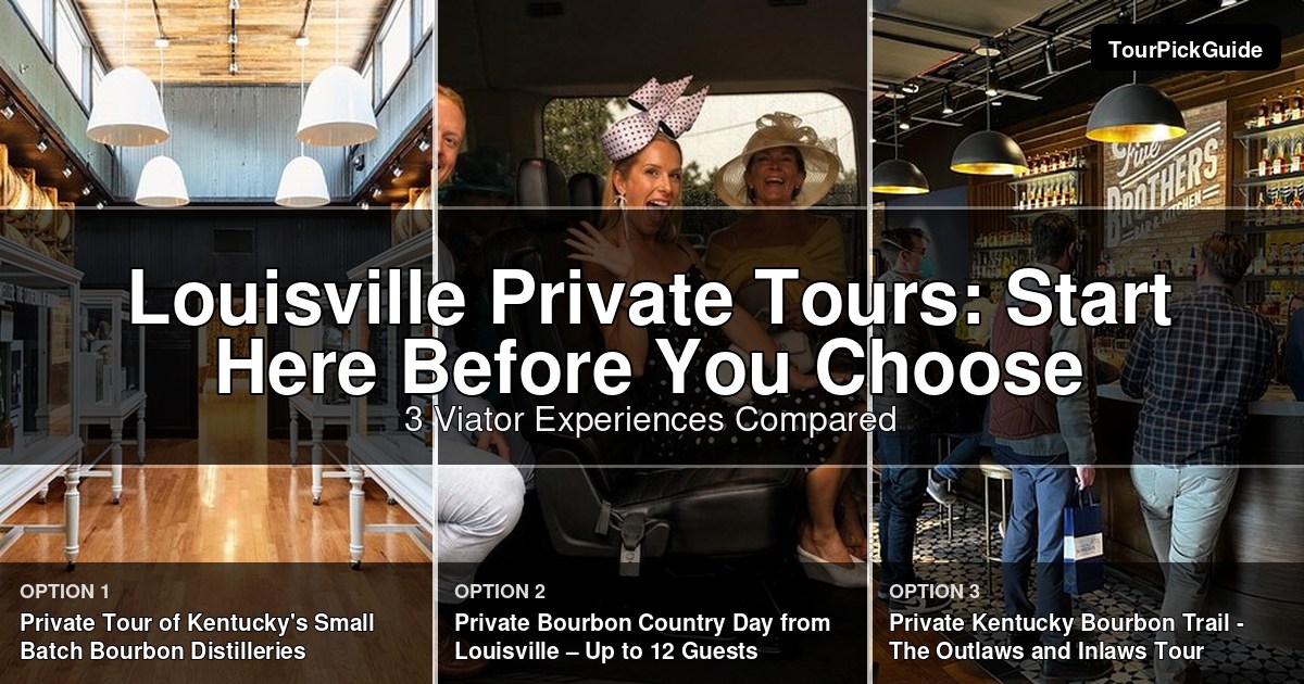Louisville private tours – three Viator experiences compared