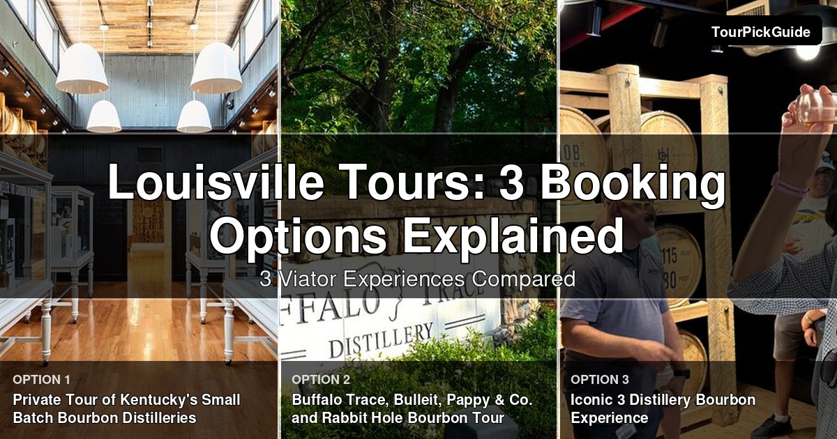 Louisville tours – three Viator experiences compared