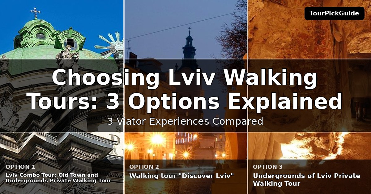 Lviv walking tours – three Viator experiences compared