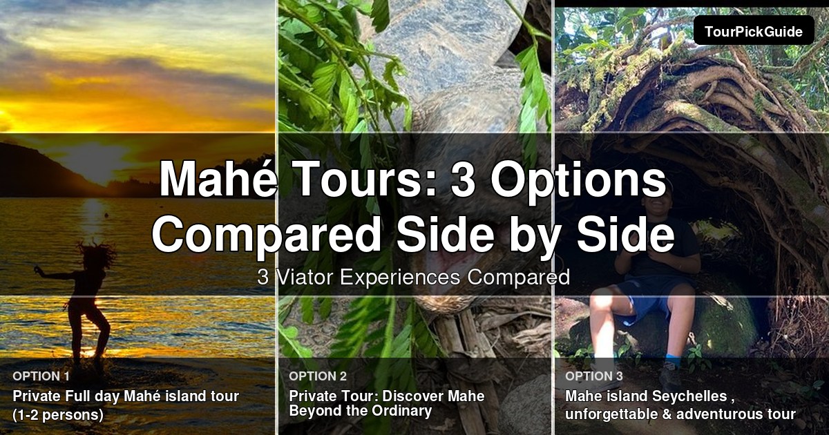Mahé tours – three Viator experiences compared