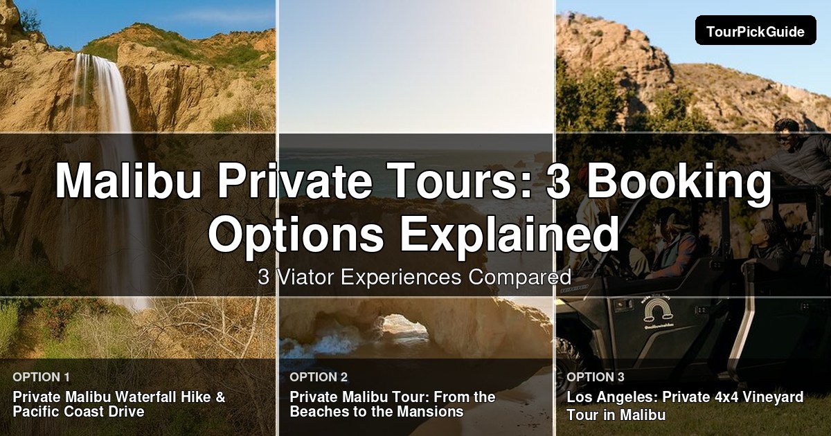 Malibu private tours – three Viator experiences compared