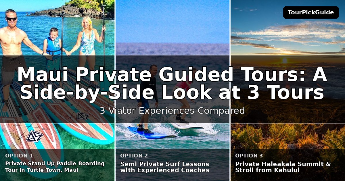 Maui private guided tours – three Viator experiences compared