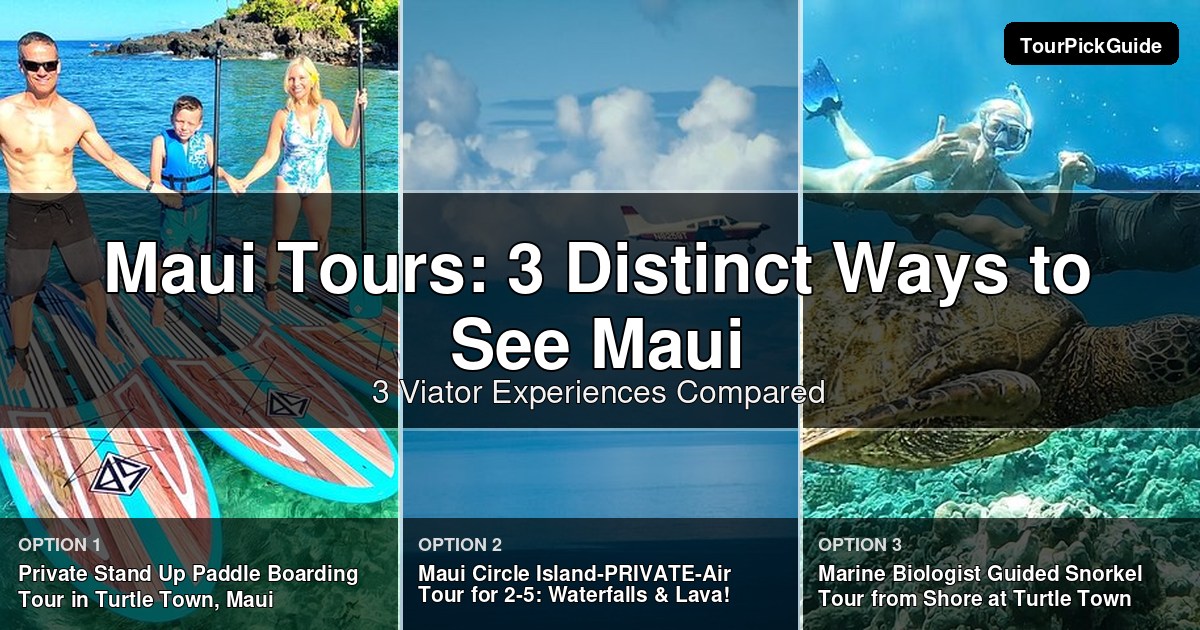 Maui tours – three Viator experiences compared