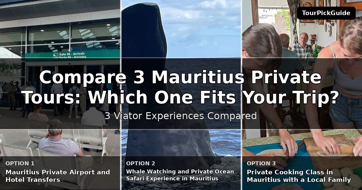 Mauritius private tours – three Viator experiences compared
