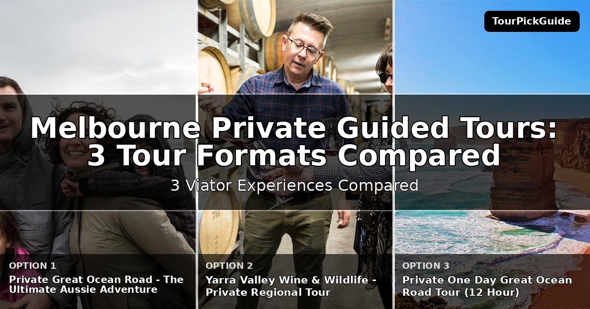 Melbourne private guided tours – three Viator experiences compared