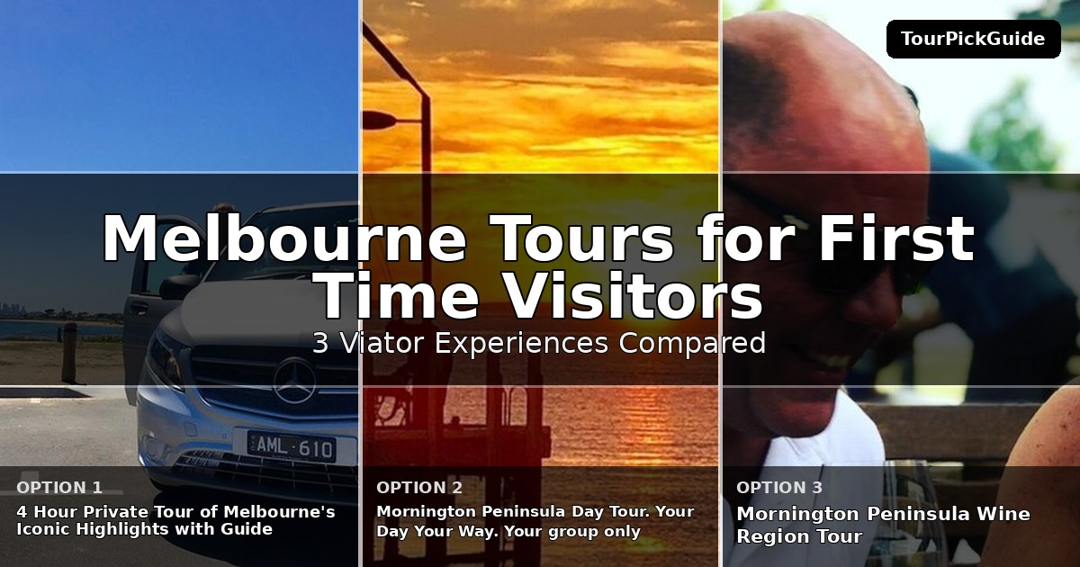 Melbourne tours for first time visitors – three Viator experiences compared
