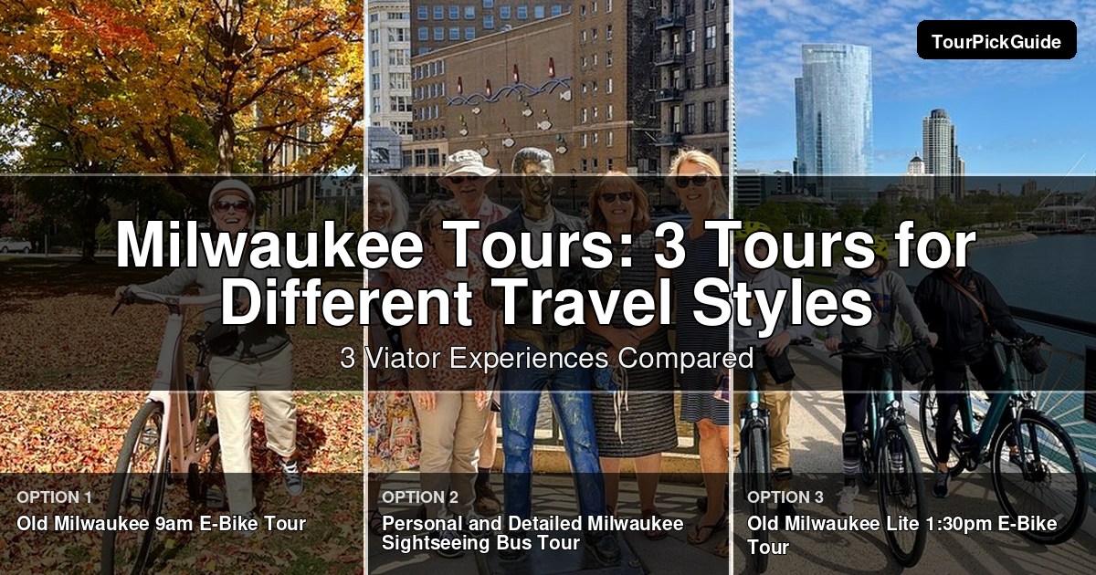 Milwaukee tours – three Viator experiences compared