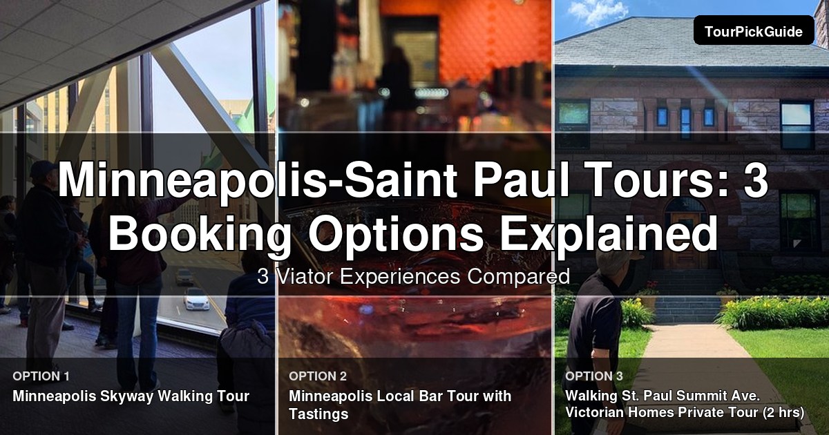 Minneapolis-Saint Paul tours – three Viator experiences compared