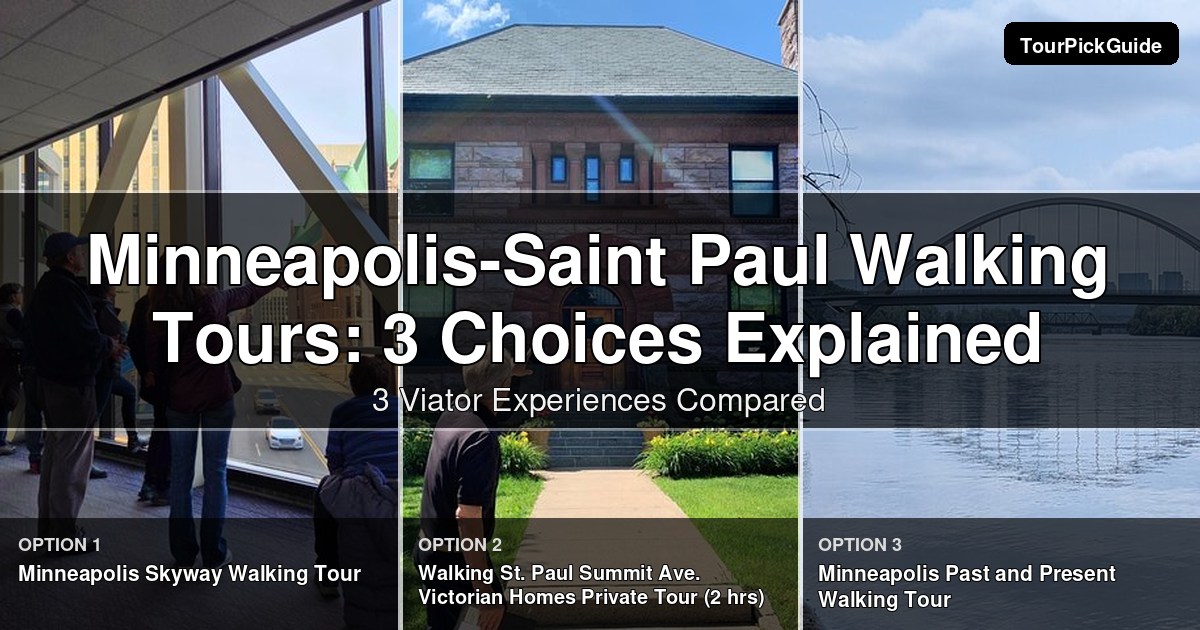 Minneapolis-Saint Paul walking tours – three Viator experiences compared
