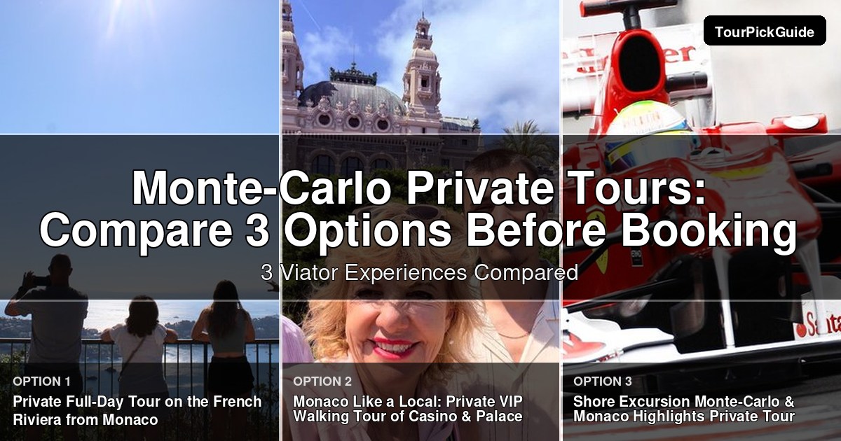 Monte-Carlo private tours – three Viator experiences compared