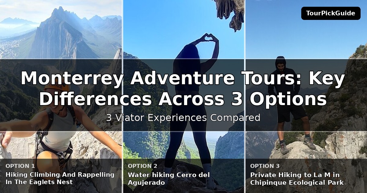 Monterrey adventure tours – three Viator experiences compared