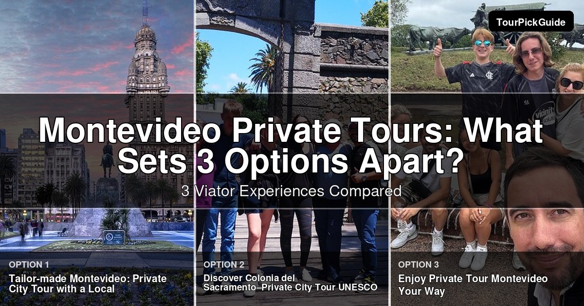 Montevideo private tours – three Viator experiences compared