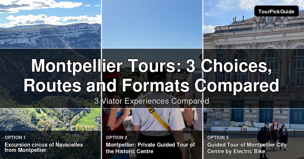 Montpellier tours – three Viator experiences compared